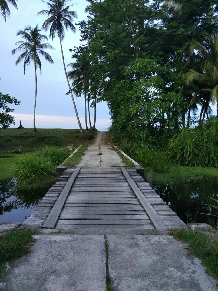 Jembatan Menuju Pantai Desa Awe Seubal